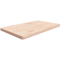 vidaXL Bathroom Countertop 100x60x4 cm Untreated Solid Wood