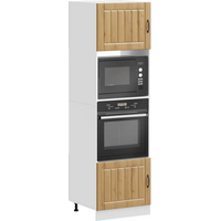 vidaXL Oven Cabinets 2 pcs Lucca Artisan Oak Engineered Wood