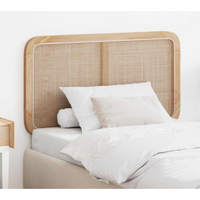 vidaXL Headboard with Headboard Natural 100 x 55 x 3 cm Rattan