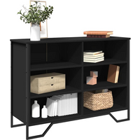 vidaXL Sideboard Black 101x35.5x74.5 cm Engineered Wood