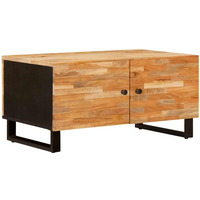 vidaXL Coffee Table Brown 80 x 50 x 40 cm Solid Mango Wood