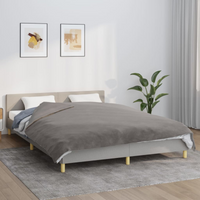 vidaXL Weighted Blanket with Cover Grey 200x230 cm 9 kg Fabric