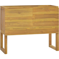 vidaXL Bathroom Cabinet 90x40x75.5 cm Solid Wood Teak