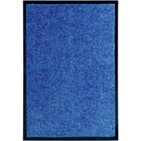 vidaXL Doormat Washable Blue 40x60 cm