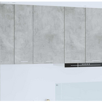 vidaXL Hanging Cabinet Concrete Grey and White 50 x 31 x 80 cm