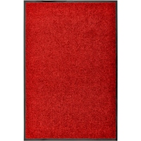 vidaXL Doormat Washable Red 60x90 cm