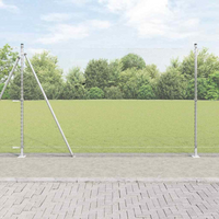 vidaXL Fence Post Silver 50 x 1.4 m (13 mm mesh) Steel