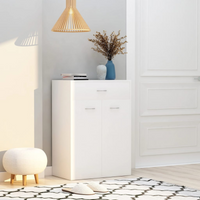vidaXL Shoe Cabinet White 60x35x84 cm Engineered Wood