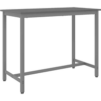 vidaXL Table Black Oak 100 x 50 x 76.5 cm Engineered Wood and Steel