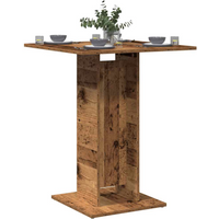 vidaXL Bistro Table Old Wood 60x60x75 cm Engineered Wood