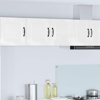 vidaXL Kitchen Cabinet with Shelf High Gloss White 80 x 31 x 40 cm