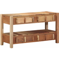 vidaXL TV Cabinet with Drawer Brown 83 x 33 x 46 cm Solid Reclaim Wood