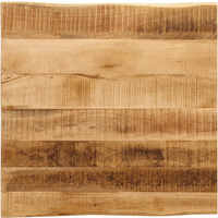vidaXL Table Top Live Edge 60x60x3.8 cm Solid Wood Rough Mango