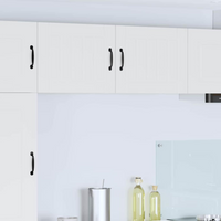 vidaXL Kitchen Cabinet 2 pcs White 50 x 31 x 40 cm Engineered Wood