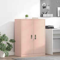 vidaXL Storage Cabinet Pink 80 x 40 x 105 cm Steel