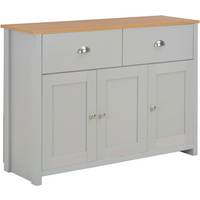 vidaXL Sideboard Grey 112x35x81 cm