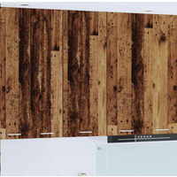 vidaXL Hanging Cabinet Old Wood 40 x 31 x 100 cm Engineered Wood