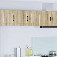 vidaXL Kitchen Cabinet Sonoma Oak 80 x 31 x 40 cm Engineered Wood