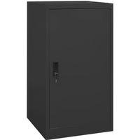 vidaXL Saddle Cabinet Anthracite 53x53x105 cm Steel