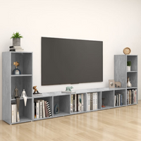 vidaXL | TV Cabinet | 4 pcs 37 x 35 x 107.5 cm