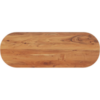 vidaXL Table Top 110x40x3.8 cm Oval Solid Wood Acacia