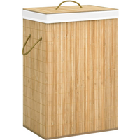 vidaXL Bamboo Laundry Basket 72 L