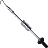vidaXL Slide Hammer with Hook 63 cm Carbon Steel