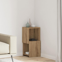 vidaXL Corner Cabinet Artisan Oak 30.5x30x65cm Engineered Wood