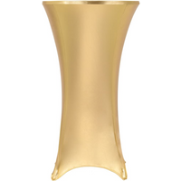 vidaXL 2 pcs Table Covers Stretch 60 cm Gold