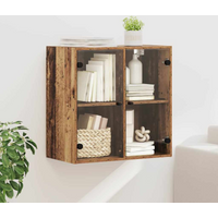 vidaXL Wall Cabinet Old Wood 68 x 37 x 68.5 cm Engineered Wood