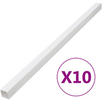 vidaXL Cable Trunking 60x60 mm 10 m PVC