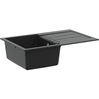 vidaXL Sink Black 780 x 500 mm 80% Quartz and 20% Resin