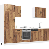 vidaXL 7 Piece Kitchen Cabinet Set Kalmar Old Wood Engineered Wood