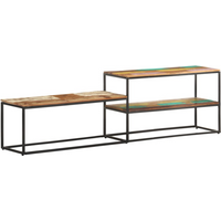 vidaXL TV Cabinet 180x30x50 cm Solid Reclaimed Wood