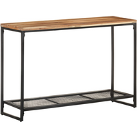 vidaXL Console Table 110x35x75 cm Solid Acacia Wood