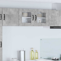 vidaXL Kitchen Cabinet Kalmar Concrete Grey 80 x 31 x 40 cm