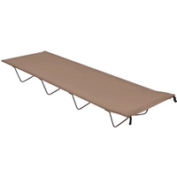 vidaXL Camping Bed 180x60x19 cm Oxford Fabric and Steel Taupe