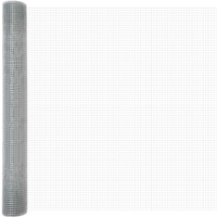 vidaXL Welded Wire Fence Silver 1.2 x 10 m