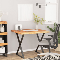 vidaXL Desk Top 90x80x3.8 cm Rectangular Solid Wood Acacia Live Edge