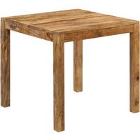vidaXL Dining Table Solid Mango Wood 82x80x76 cm