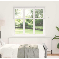 vidaXL Venetian Blinds Height Adjustable White 130 x 145 cm Aluminium