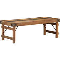 vidaXL Coffee Table Brown 110 x 55 x 40 cm Solid Reclaim Wood