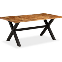 vidaXL Dining Table Solid Acacia and Mango Wood 180x90x76 cm