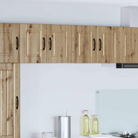vidaXL Kitchen Cabinet with Shelf 2 pcs Artisan Oak 60 x 31 x 40 cm