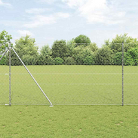 vidaXL Fence Post Silver 100 x 1.5 m (36 mm mesh) Steel