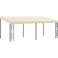 vidaXL Wall-mounted Gazebo 6x3x2.5 m Cream