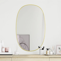 vidaXL Wall Mirror Gold 70x45 cm