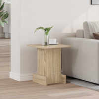 vidaXL End Table Sonoma Oak 35.5 x 35 x 40 cm Engineered Wood