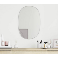 vidaXL Wall Mirror Silver 60x40 cm
