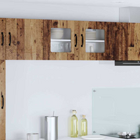 vidaXL Kitchen Cabinet Kalmar Old Wood 80 x 31 x 40 cm Engineered Wood